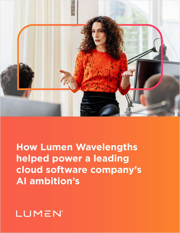 How Lumen Wavelengths Helped Power A Company's AI Ambitions
