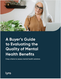 A Buyer's Guide to Evaluating the Quality of Mental Health Benefits