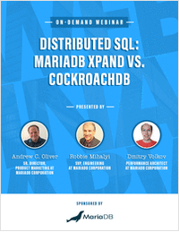 Distributed SQL: MariaDB Xpand vs. CockroachDB