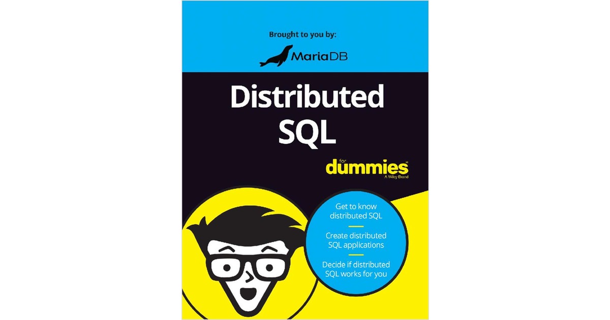 Distributed SQL for Dummies Free eBook
