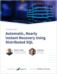 Automatic, Nearly Instant Recovery Using Distributed SQL