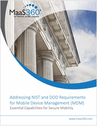 NIST & DOD Guidelines for Secure Mobile Device Management