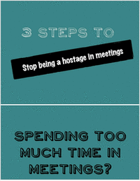 Stop Being A Hostage In Meetings