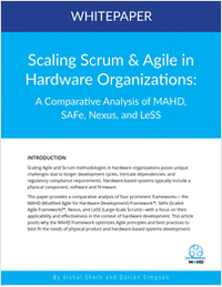 Scaling Agile for Hardware: The Right Framework for Your Organization