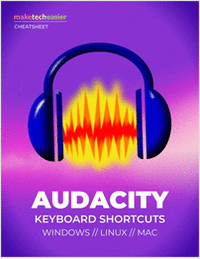 Audacity Keyboard Shortcuts