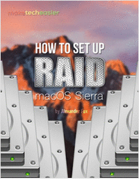 How to Set Up RAID in macOS Sierra