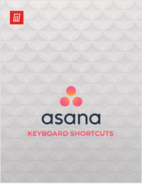 Asana Keyboard Shortcuts Cheat Sheet
