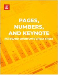 Keyboard Shortcuts for Pages, Numbers, and Keynote