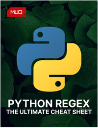 The Python RegEx Cheat Sheet for Budding Programmers