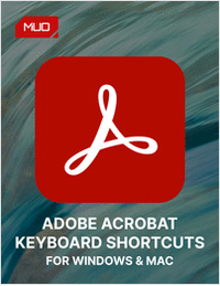 Adobe Acrobat Keyboard Shortcuts for Windows and Mac