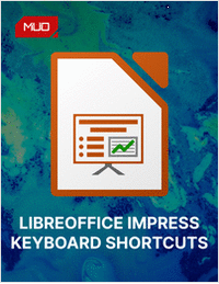 Grab This Free LibreOffice Impress Keyboard Shortcuts Cheat Sheet