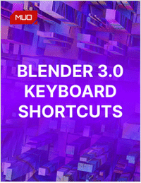 The Essential Blender 3.0 Keyboard Shortcuts Cheat Sheet