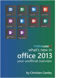 What's New in Office 2013 - Your Unofficial Overview