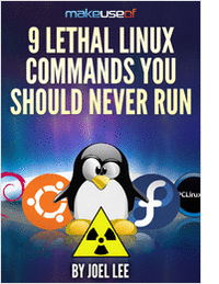 9 Lethal Linux Commands You Should Never Run