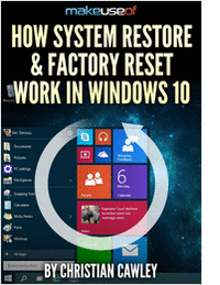 How System Restore & Factory Reset Work in Windows 10