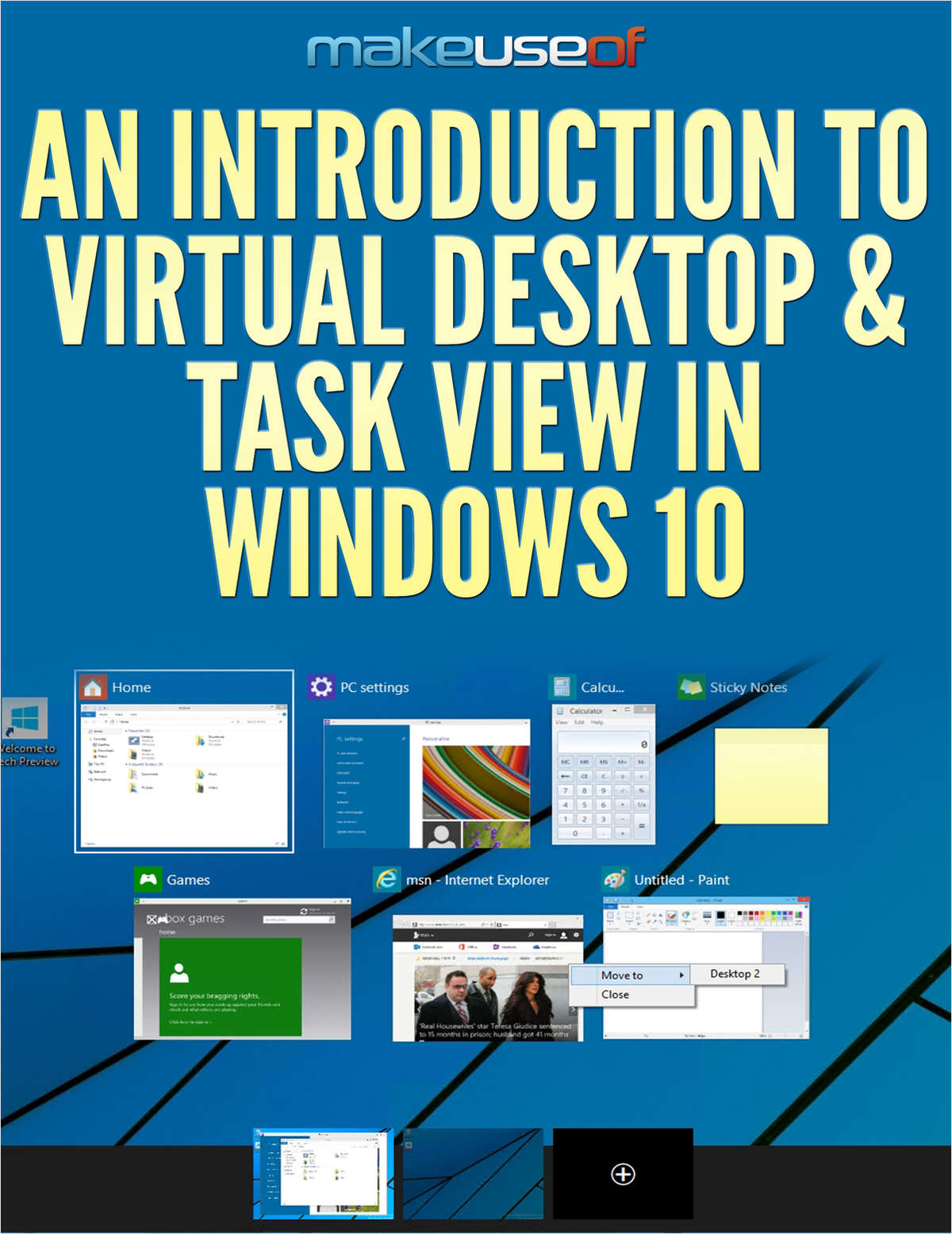 An Introduction to Virtual Desktop & Task View in Windows 10