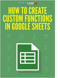 How to Create Custom Functions in Google Sheets