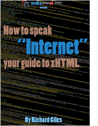 Learn To Speak Internet: Guide to xHTML