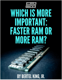 Which Is More Important - Faster Ram or More Ram?