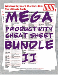 MEGA Productivity Cheat Sheet Bundle 2
