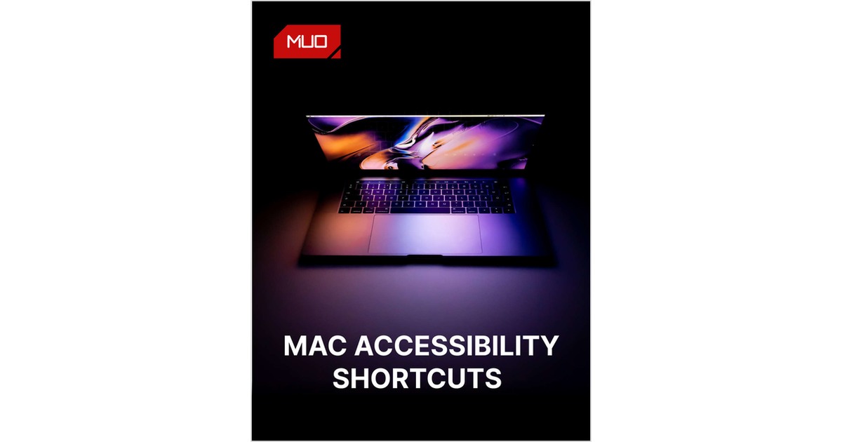 Mac Accessibility Shortcuts