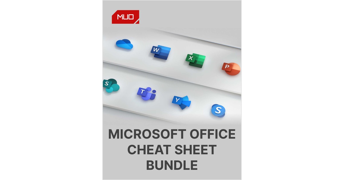Microsoft Office Cheat Sheet Bundle