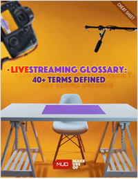 Livestreaming Glossary: 40+ Terms Defined (Free Cheat Sheet)