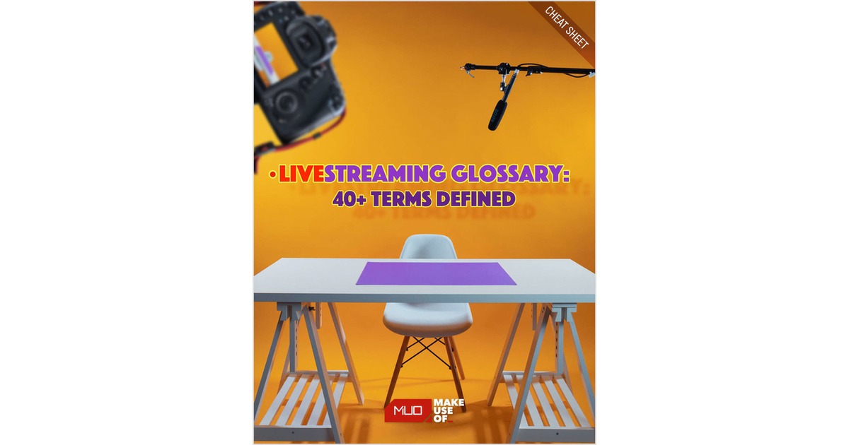 Livestreaming Glossary: 40+ Terms Defined (Free Cheat Sheet)