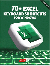 70+ Excel Keyboard Shortcuts for Windows (Free Cheat Sheet)