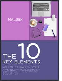 The 10 Key Elements You Must Have in Your Contract Management Solution