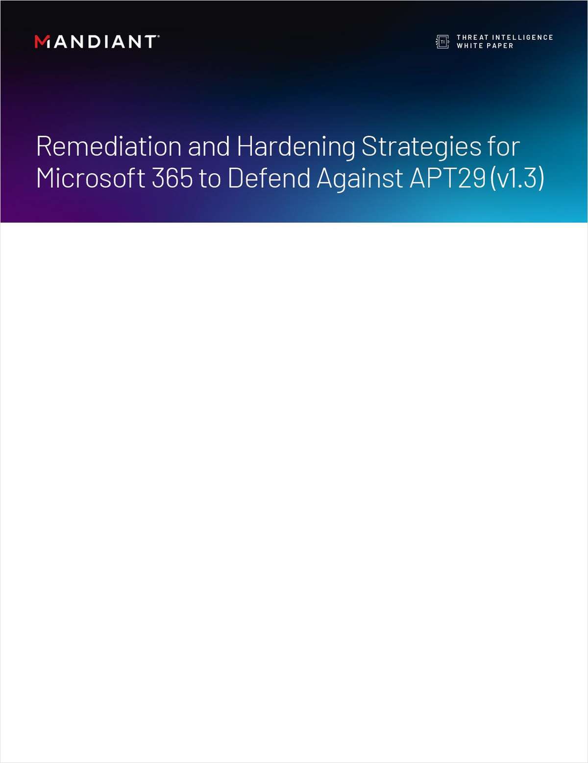 Remediation and Hardening Strategies for Microsoft 365 to Defend Against APT29