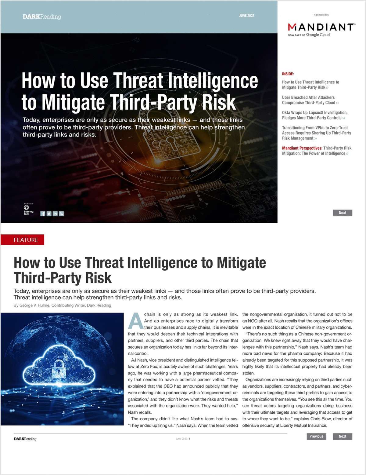 How to Use Threat Intelligence to Mitigate Third-Party Risk