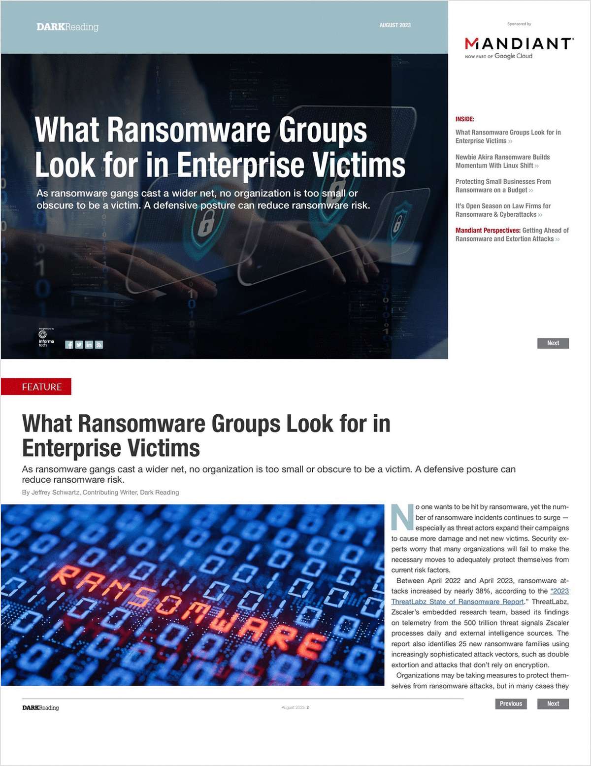 What Ransomware Groups Look for in Enterprise Victims