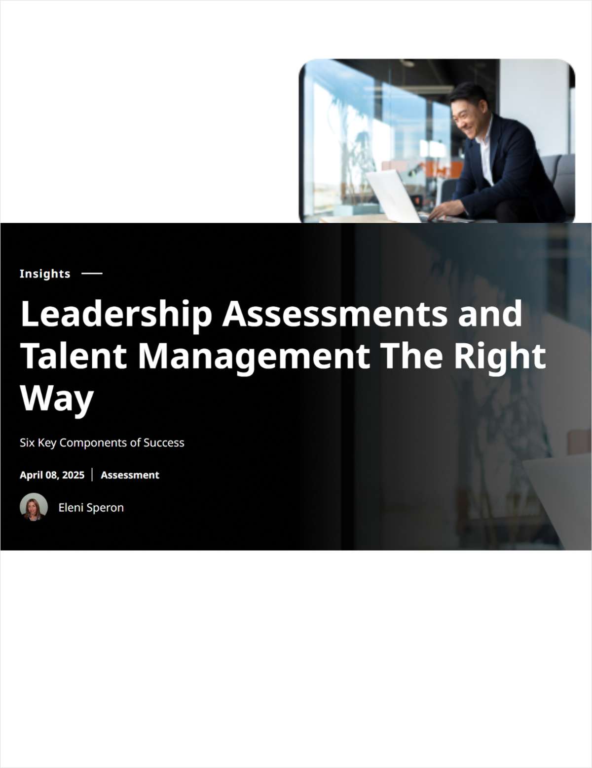 Leadership Assessments and Talent Management The Right Way