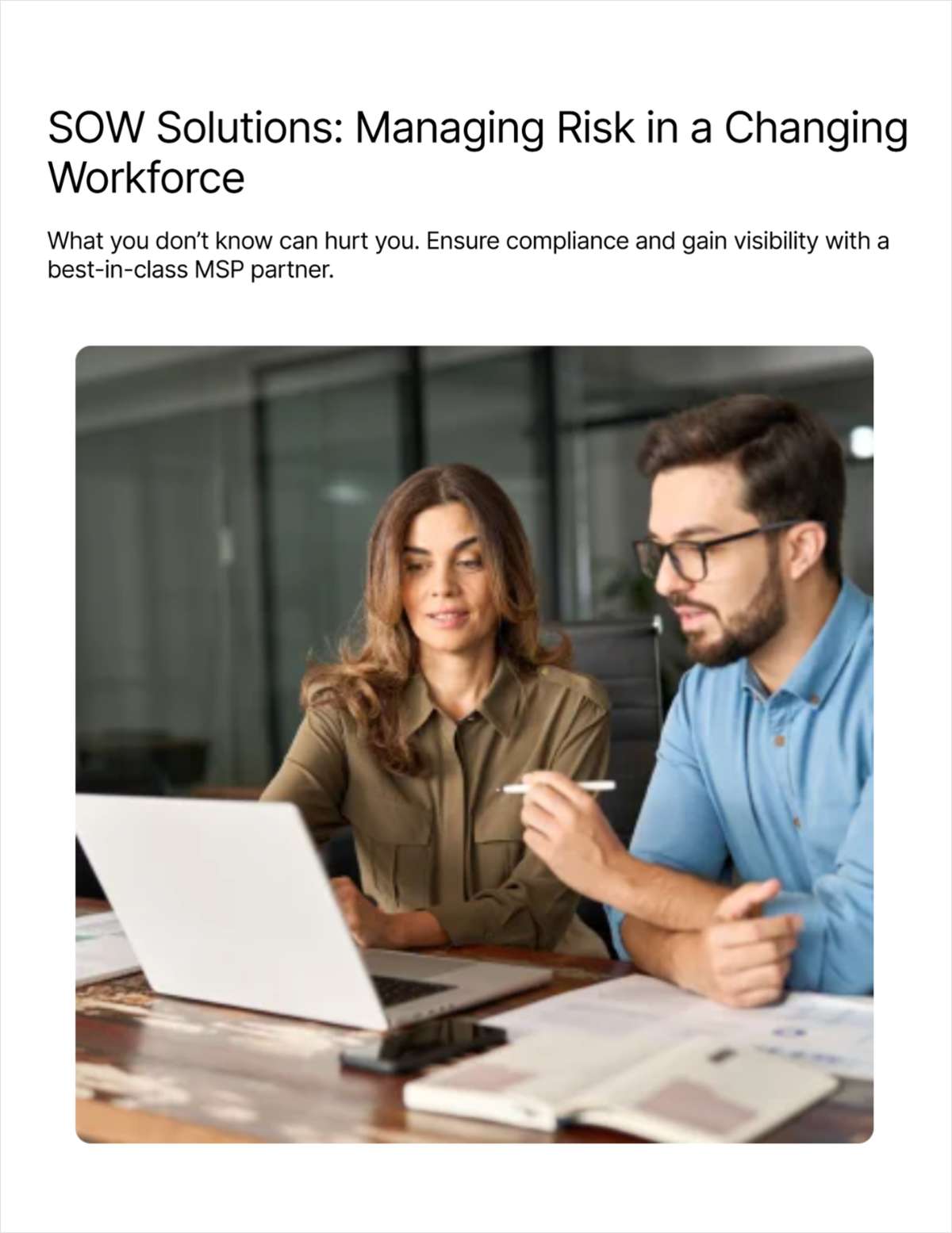 SOW Solutions: Managing Risk in a Changing Workforce