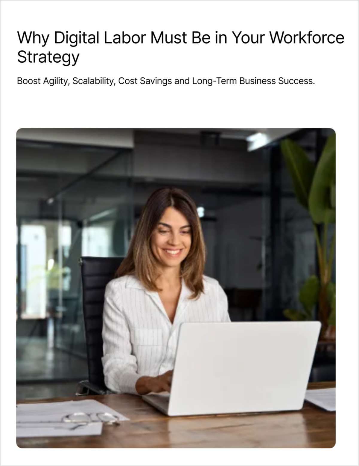 Why Digital Labor Must Be in Your Workforce Strategy