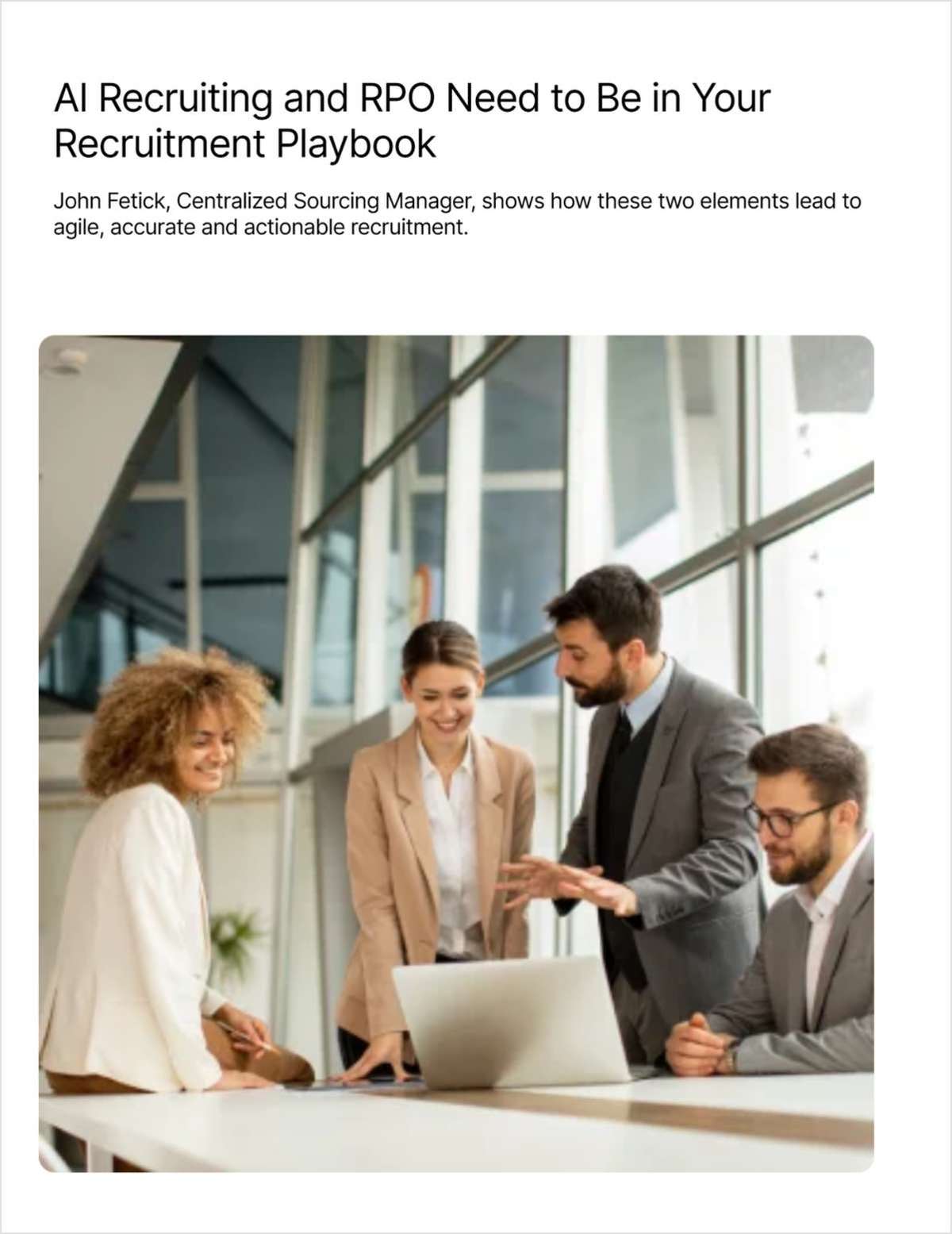 AI Recruiting and RPO Need to Be in Your Recruitment Playbook