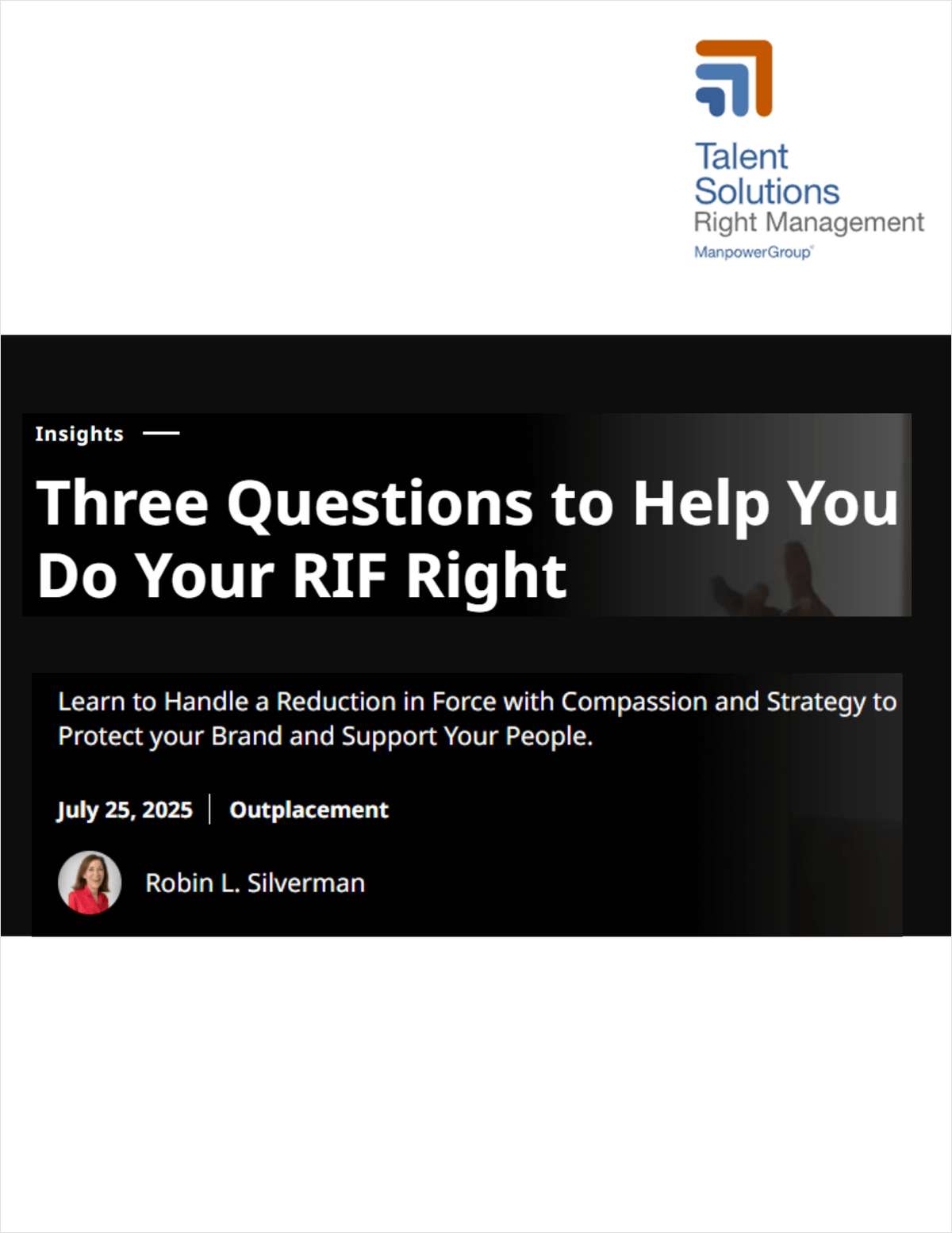 Three Questions to Help You Do Your RIF Right
