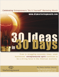 30 Marketing Ideas in 30 Days – Entrepreneurs DIY Marketing Guide