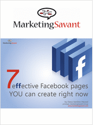 7 Effective Facebook Pages and 23 Facebook Marketing Ideas eBook