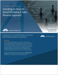 Activating an Account-Based Marketing and Sales Revenue Approach
