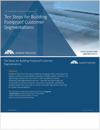 Ten Steps for Building Foolproof Customer Segmentations
