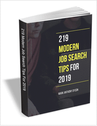 219 Modern Job Search Tips for 2019