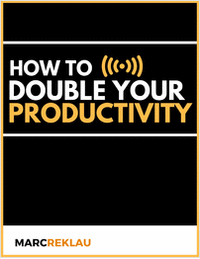 How To Double Your Productivity