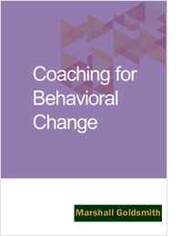 Coaching for Behavioral Change