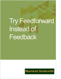 Try Feedforward Instead of Feedback