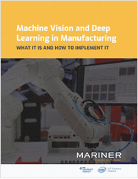 Machine Vision & Deep Learning in Manufacturing