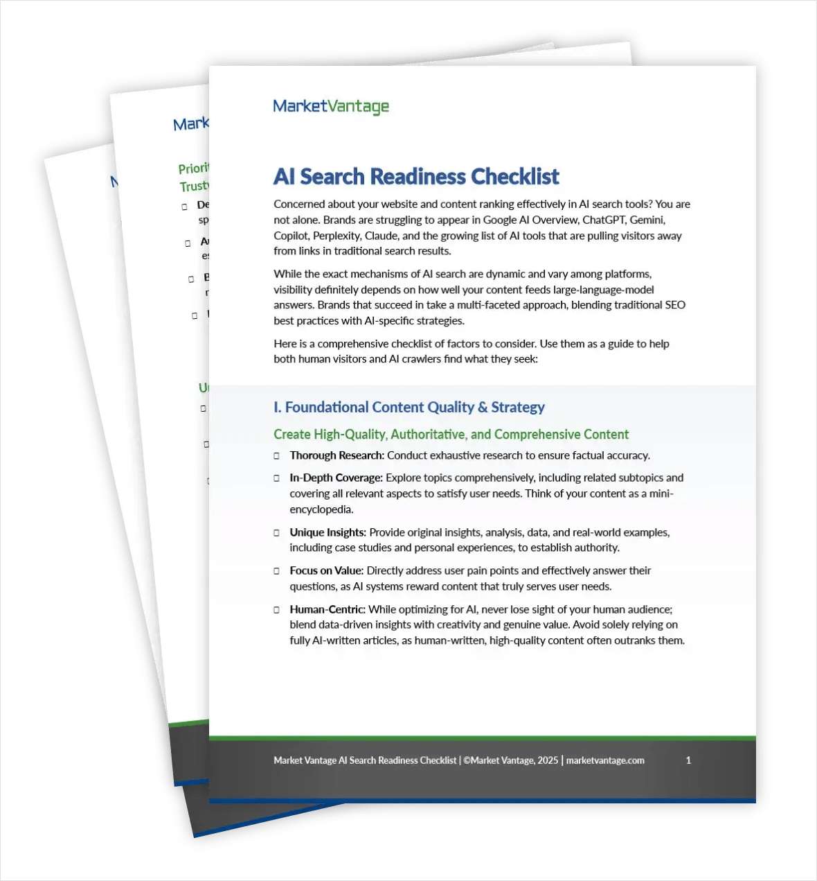 AI Search Readiness Checklist