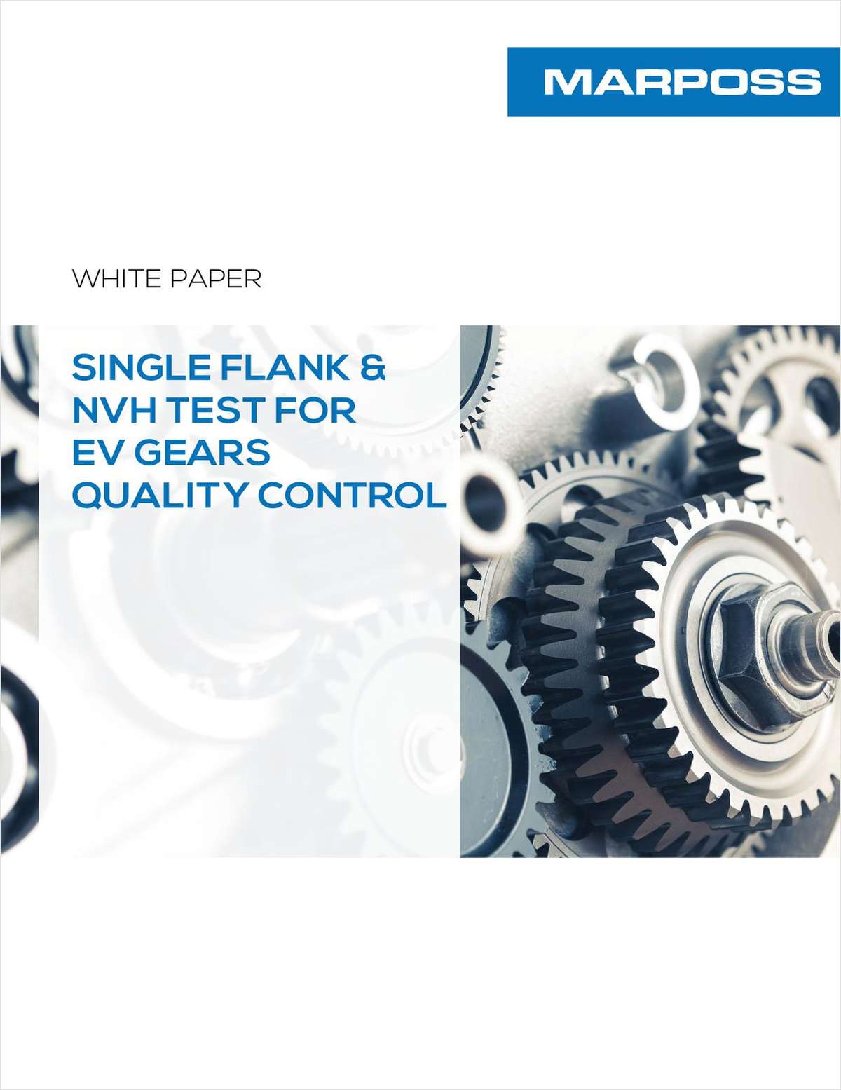 Single Flank & NVH for EV Gears Quality Control