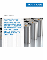 Electrolyte Tracing as an Effective Leak Testing Method for Battery Cells Quality Control